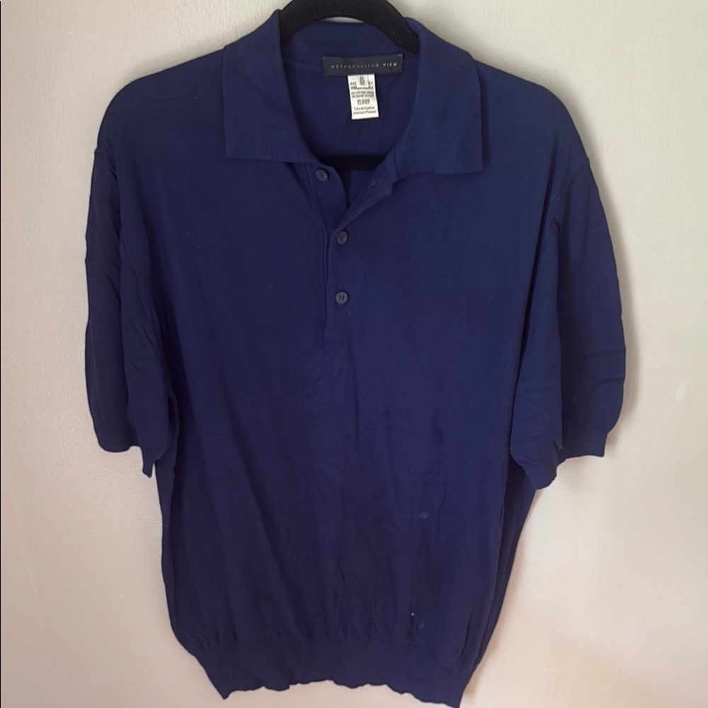 Classic Blue Polo Shirt for Men